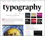 Typography. I Love Typography, devoted to fonts, typefaces and all things typographical.